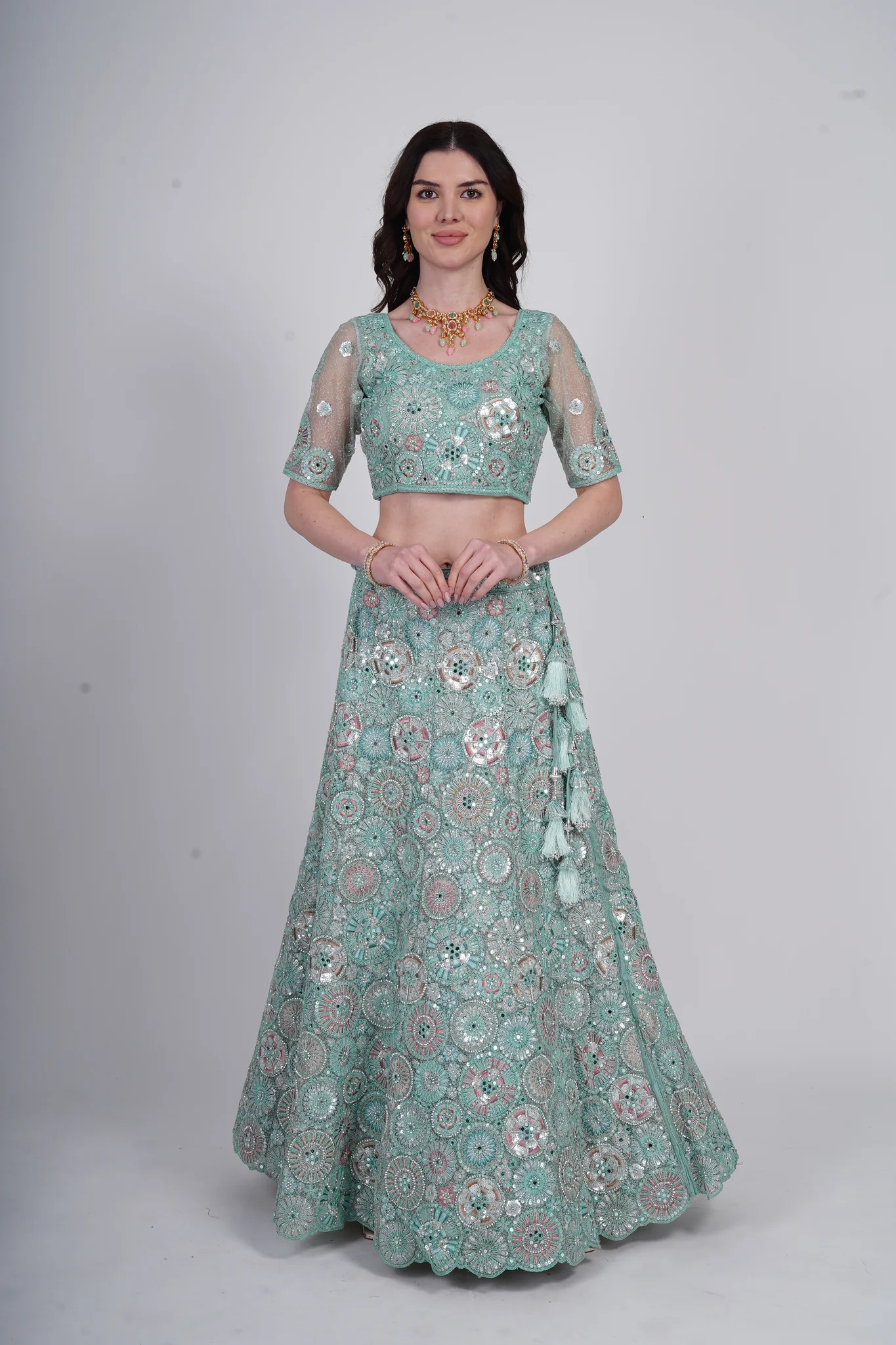 Azure Blue Lehenga