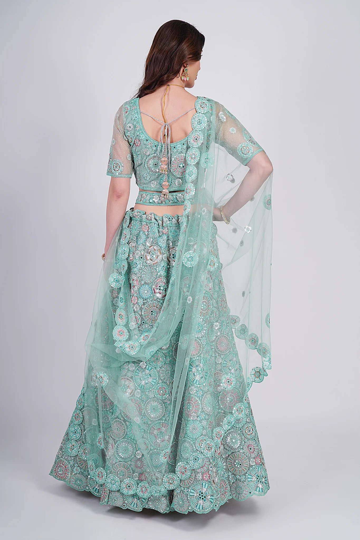 Azure Blue Lehenga