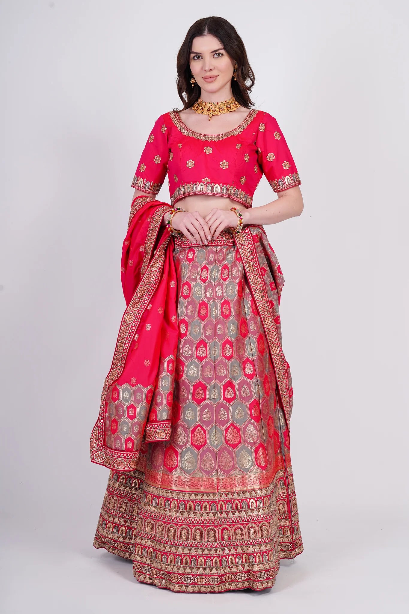 Crimson Red Lehenga