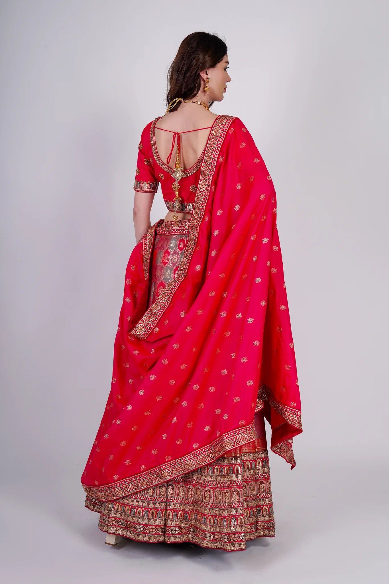 Crimson Red Lehenga