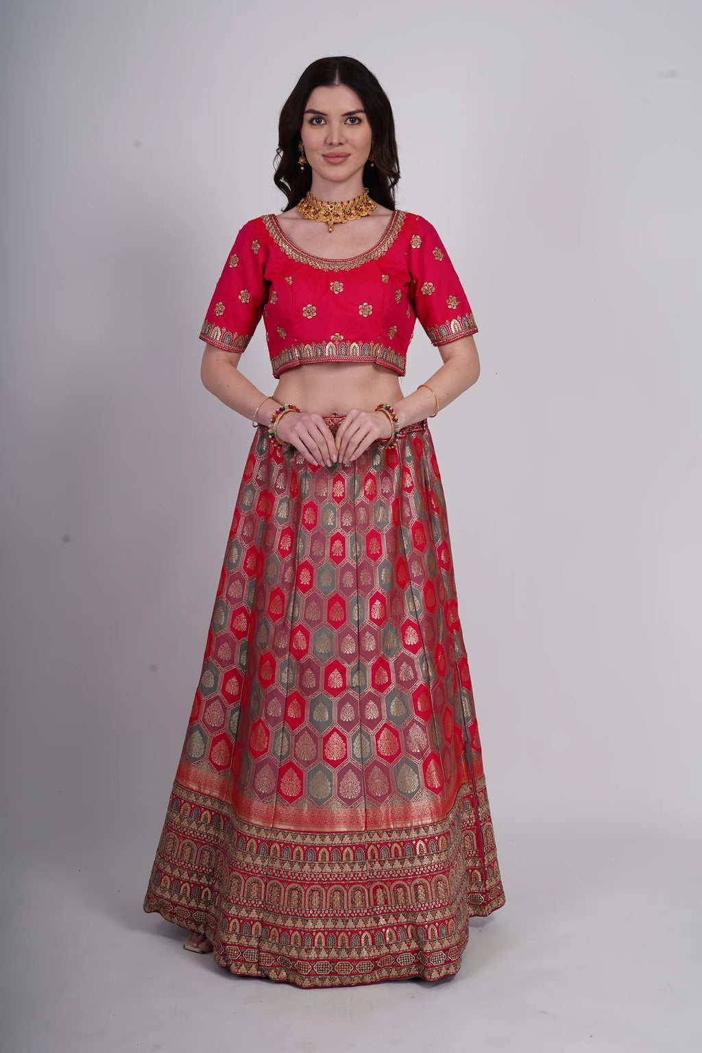 Crimson Red Lehenga