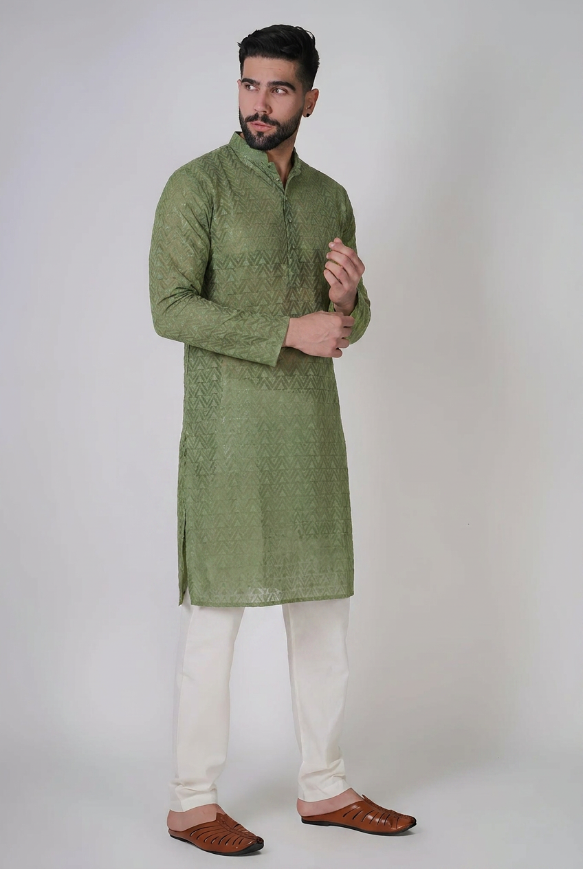 Heritage Embroidered Kurta